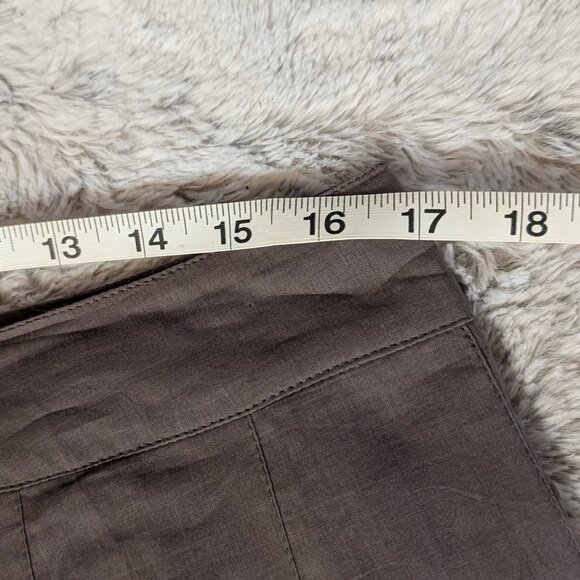 Summer Weight Beige Cotton Skirt Sz Large - Picture 4 of 8